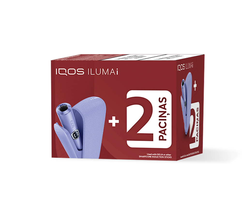 IQOS ILUMA i and 2 DELIA packs