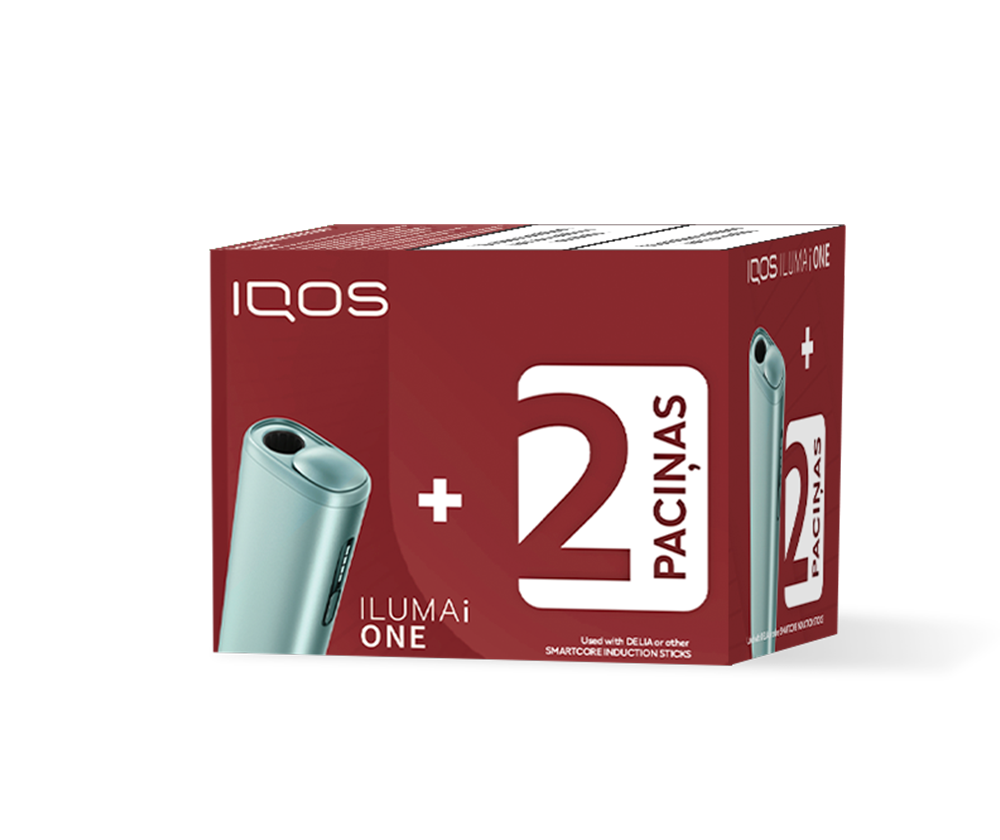 IQOS ILUMA i ONE and 2 DELIA packs