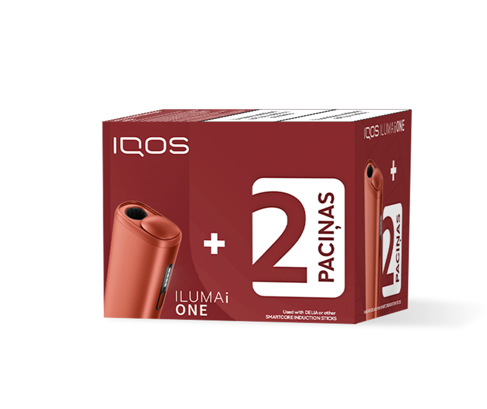 IQOS ILUMA i ONE and 2 DELIA packs