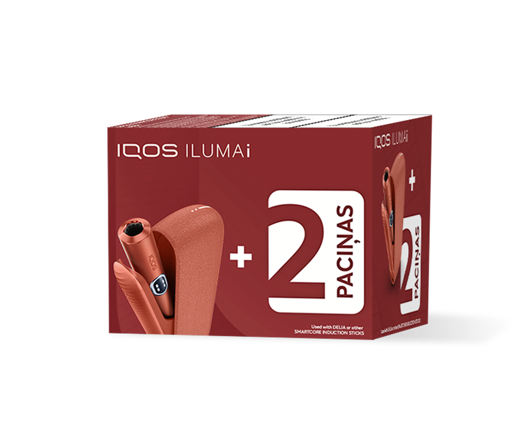 IQOS ILUMA i and 2 DELIA packs