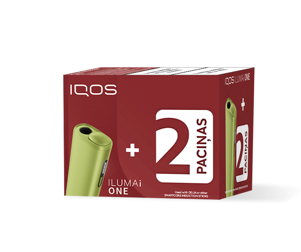IQOS ILUMA i ONE and 2 DELIA packs